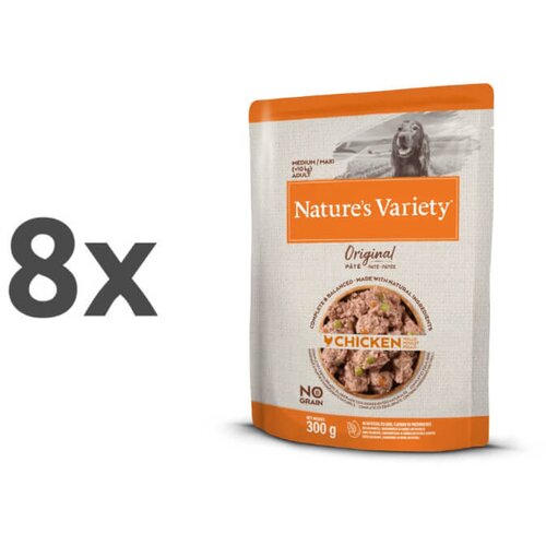 Nature’s Variety Nature's Variety Original Dog Med/Maxi Adult - pi&scaron;čanec - 300 g 8 x 300 g Cene