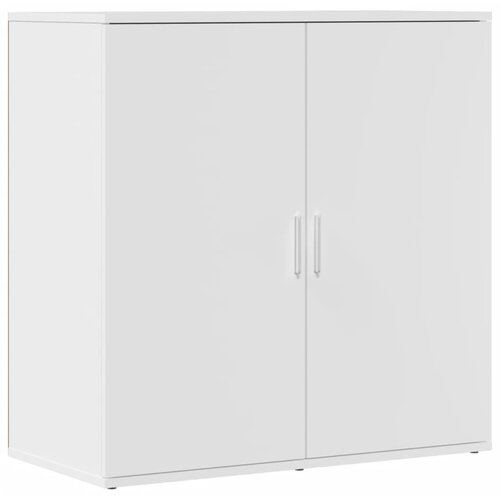 Maison Chic Komoda - Predalnik bela 79x38x80 cm inženirski les, (21716418) Slike