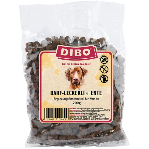 DIBO BARF poslastica s pačetinom – 6 x 200 g