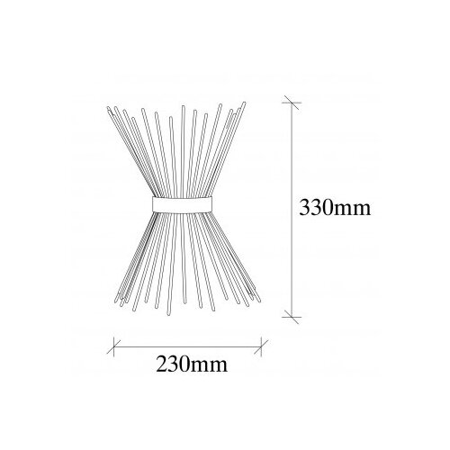 Opviq Zidna lampa KIRPI metalna zlatna 23.*16 *33 cm, 2x E27 ;+Max 40 W, Kirpi - 3092 Slike