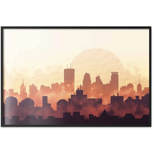  Plakat - City Heat 90x60 Crni okvir Slike