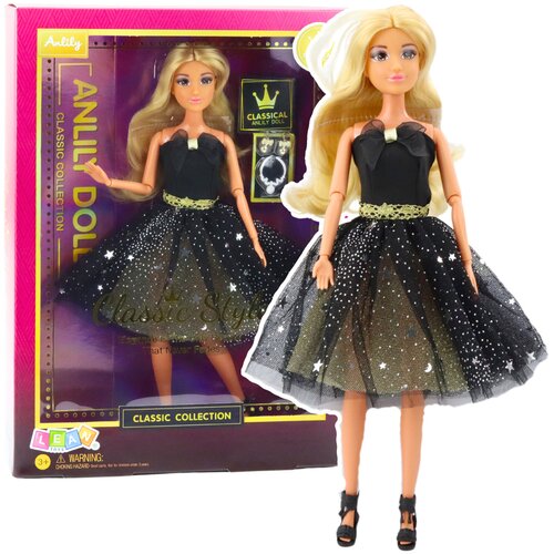  Lutka za igru Anlily u svečanoj balskoj haljini - crna Cijene