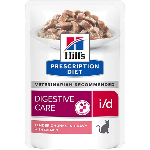 Hill’s 10 + 2 gratis! 12 x 85 g Hill’s Prescription Diet - i/d Digestive Care s lososom