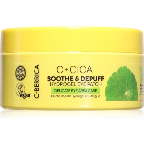 Natura Siberica C-Berrica Soothe &amp;amp; Depuff regeneracijske hidrogel blazinice za predel pod očmi 60 kos Slike