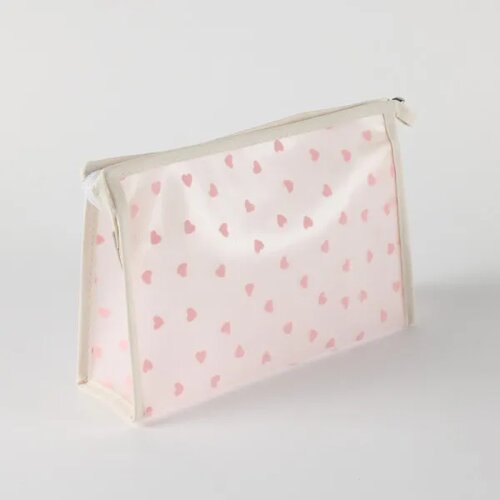 BE CUTE prozirni neseser srca, sv. roze 24x7x16cm Cijene