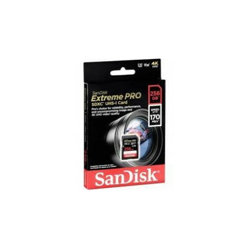 Extreme SanDisk SDXC 512GB Pro - 170MB/s V30 UHS-I U3 Slike