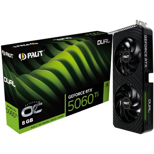 Palit GeForce RTX 5060 Ti DUAL OC 8GB GDDR7, (5000319353) Slike