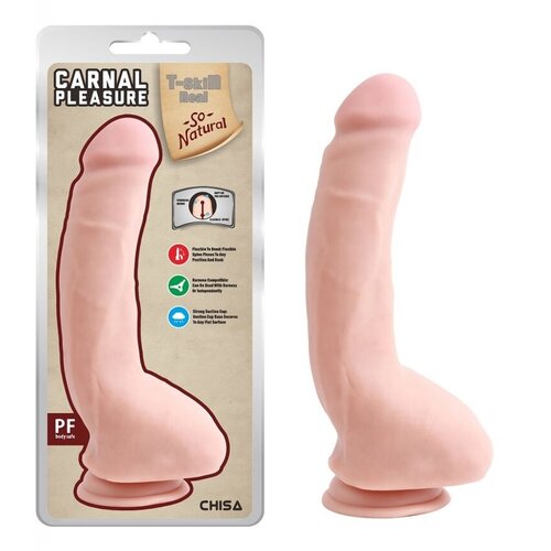  Dildo Carnal Pleasure, 23.5cm, Boja kože Slike