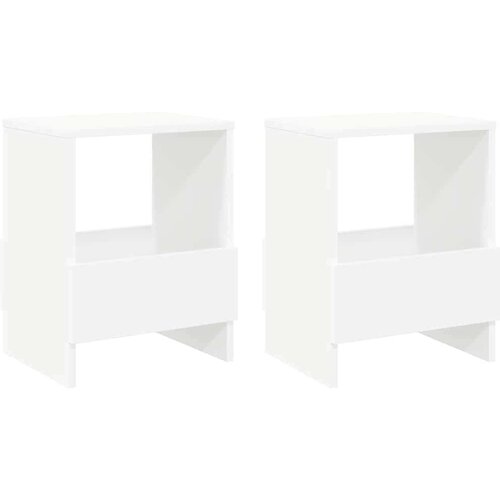  Polica za časopise 2 pcs Bijelo 35 x 30 x 45 cm Slike