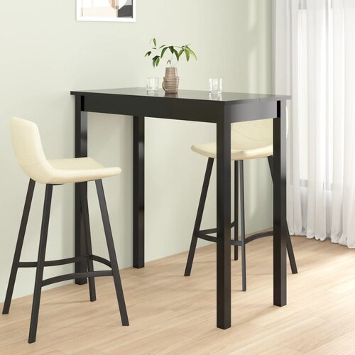  Barski stol MDF crni 115 x 55 x 107 cm Cijene