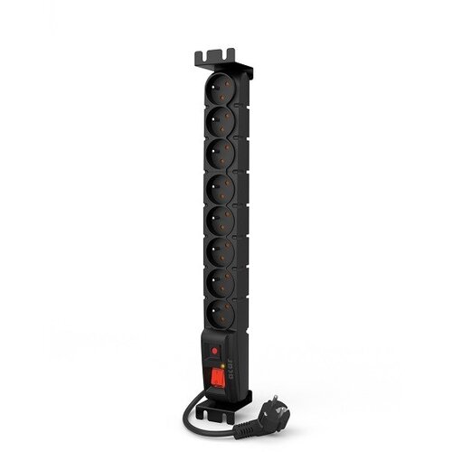 Acar S8 FA RACK power strip (3m ; black) Slike