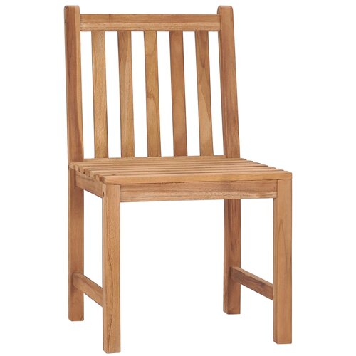  Vrtne stolice s jastucima 8 kom od masivne tikovine Slike