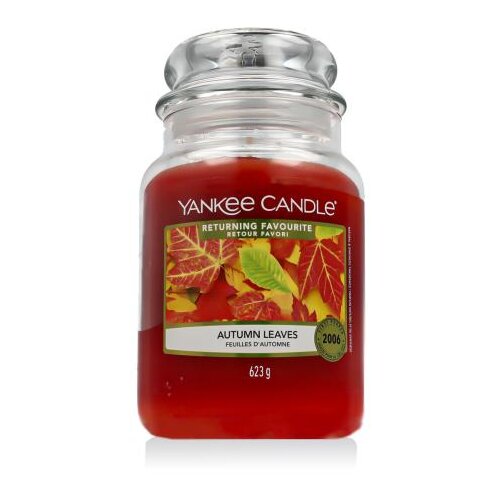 Yankee Candle Autumn Leaves 623 g di&amp;scaron;eča svečka Slike