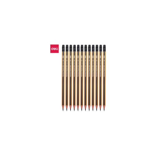 Deli GRAFITNE OLOVKE STRIPE HB SA GUMICOM 1/12 Cene