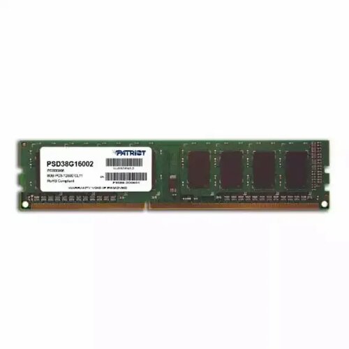 Patriot DDR3 8GB PC3-12800 (1600MHz) DIMM memory module 1 x 8 GB 1600 MHz Cijene