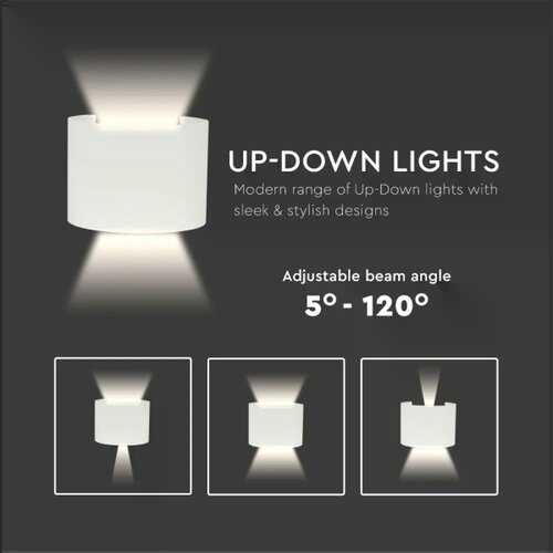  LED spolja&amp;scaron;nje zidno svetlo LED/6W/230V 4000K IP65 belo Slike