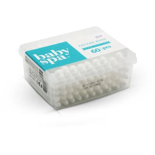 BABY SPA štapići za uši sa graničnikom 60kom Cijene