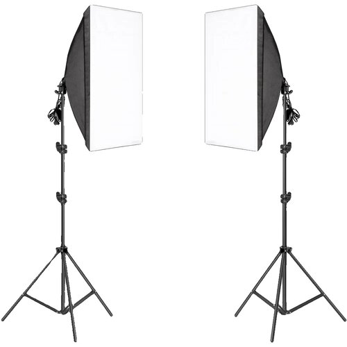  Fotografski svetlobni komplet, zasnova softbox, nastavljiv svetlobni stojalo, brez žarnic brez torbe, (5000163082) Cene
