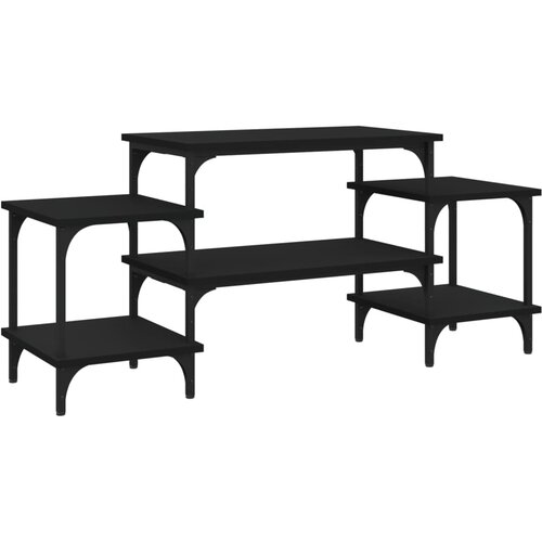 Maison Chic TV omarica - TV enota - Televizijska omarica črna 117x35x52 cm inženirski les, (21702109) Cene