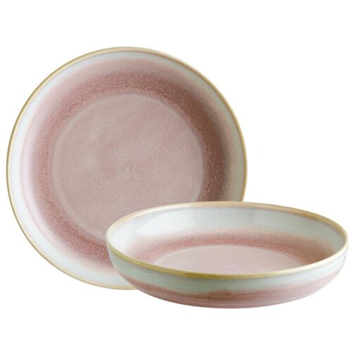 Bonna Pink Pott globoki krožnik / 25cm / 1520ml / 6 kos, (21364617) Slike