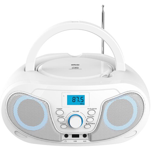 Silva Schneider MPC 25.4 USB beli PLL in Prenosni radio/CD-predvajalnik/USB MP3 FM-PLL, CD-R, CD-RW, USB Cene