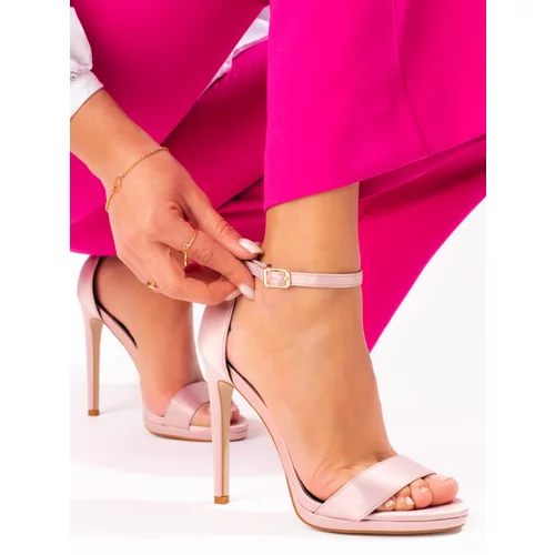 SHELOVET women's stiletto heel sandals