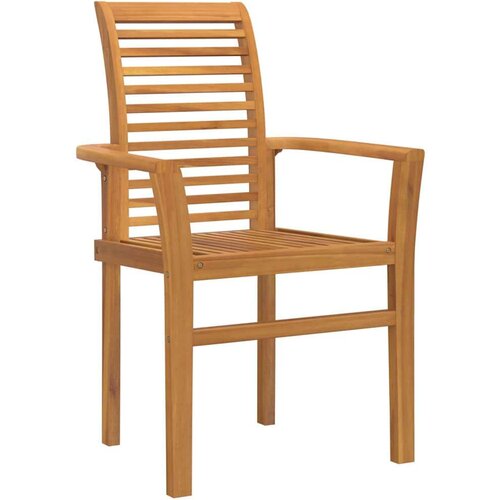 VidaXL 7-dijelni vrtni set za objedovanje od masivnog drva teak Slike