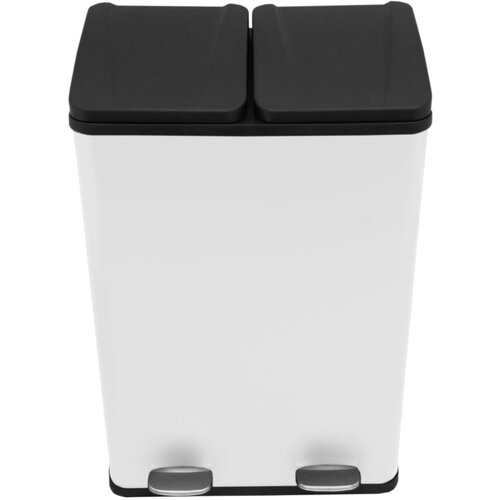 Monster 60 L zabojnik z dvema pedaloma v beli barvi, (21569696) Cene