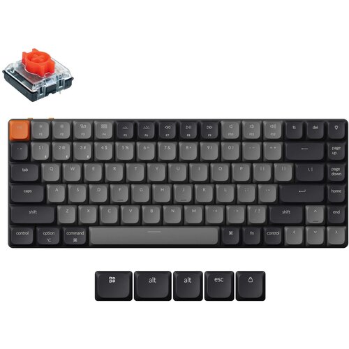 KEYCHRON K3 QMK brezžična mehanska tipkovnica RGB LED / Low Profile 2.0 Red Hot-Swap / K3X-H1, (22104837) Slike