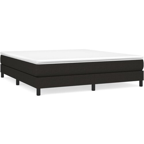 VidaXL Box spring posteljni okvir črn 180x200 cm blago, (20737498) Slike
