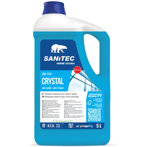 SANITEC čistilo za steklo in krom sanitec crystal vetri (5 l) Cene