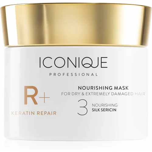 ICONIQUE R+ Keratin repair Nourishing mask obnavljajuća maska za suhu i oštećenu kosu 100 ml
