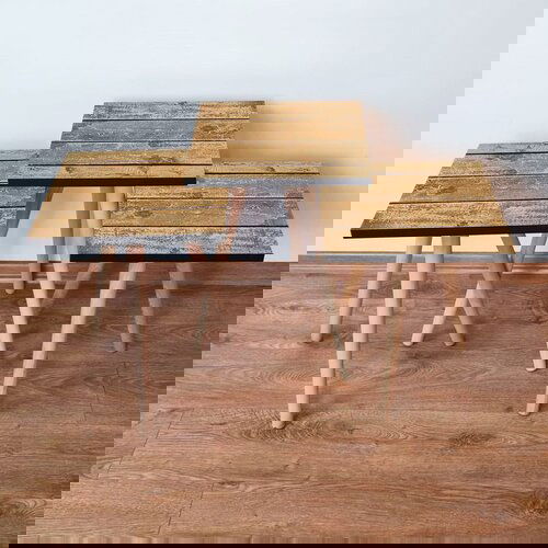 Hanah home 3Shp348 - camel camel nesting table (3 pieces) Cene