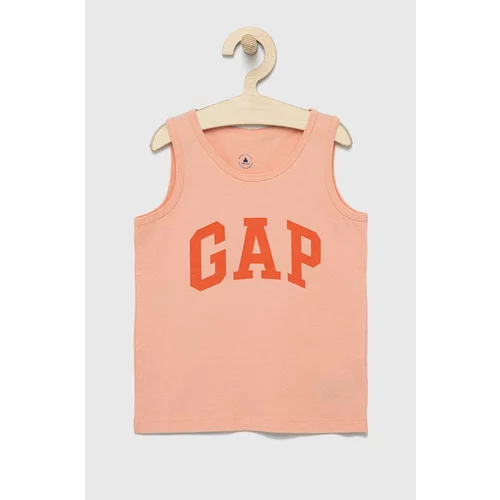 GAP Dječja pamučna majica kratkih rukava boja: ružičasta, s tiskom