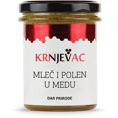 Krnjevac Mleč i polen u medu 250g Slike
