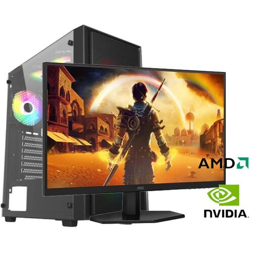  Gaming računar Ryzen 5 5500, 16GB, 512GB, RTX... Cijene