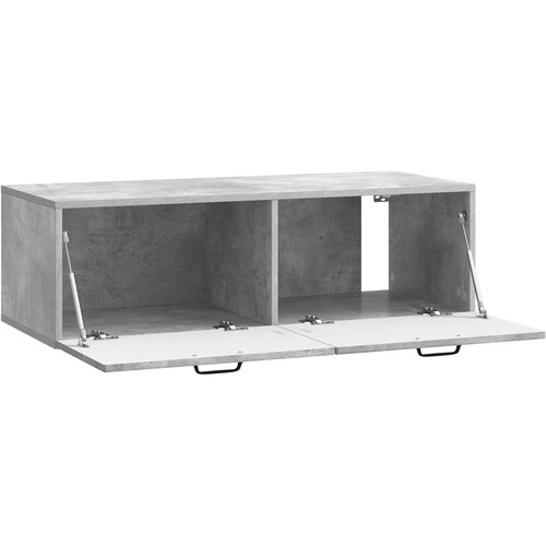  ormar za zid Betonska siva 98 x 41 x 30 cm Konstruirano drvo Slike