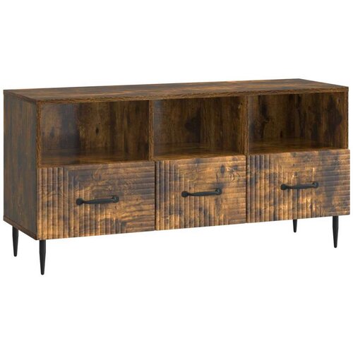 TV omarica Dimljen hrast 102 x 34,5 x 50 cm Inženirski les, (5000210583) Cene