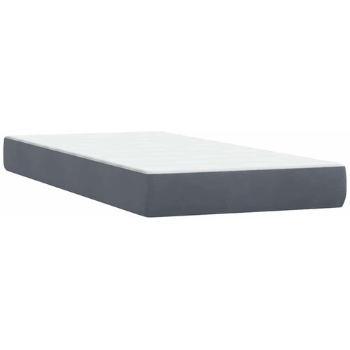 Box Spring krevet s madracem i LED tamnosivi 80 x 220 cm bar&amp;scaron;unasti Slike