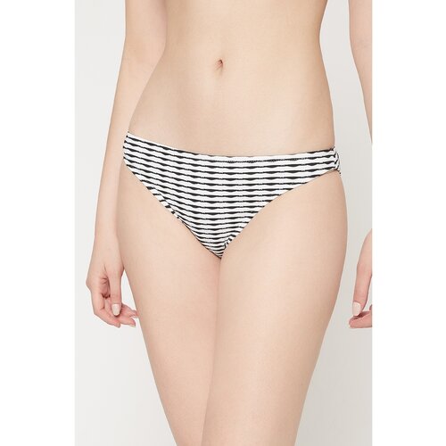 Koton Women&amp;#039;s Black Striped Bikini Bottom Slike