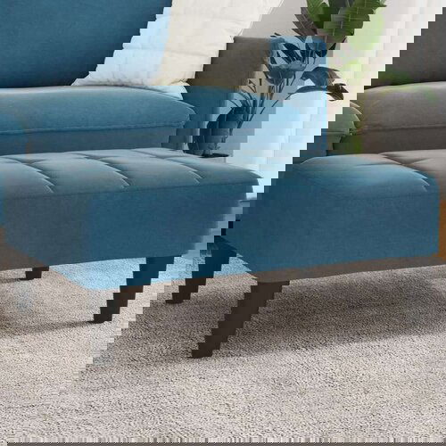  Tabure plavi 77x55x31 cm baršunasti - Plava 1 Cijene