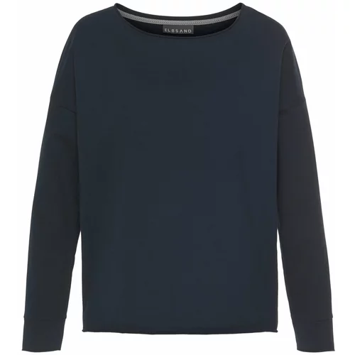 Elbsand Sweater majica morsko plava / svijetlosiva