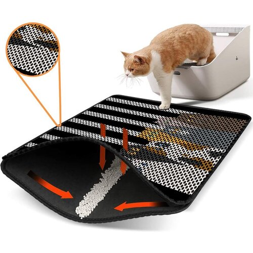 WALLXPERT Nrszn0043 multicolor cat litter mat Cene