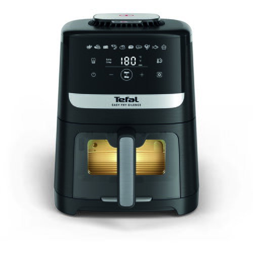 Tefal Easy Fry Silence EY5568E0 fryer Single 5 L Stand-alone Hot air fryer Black, Stainless steel Cene