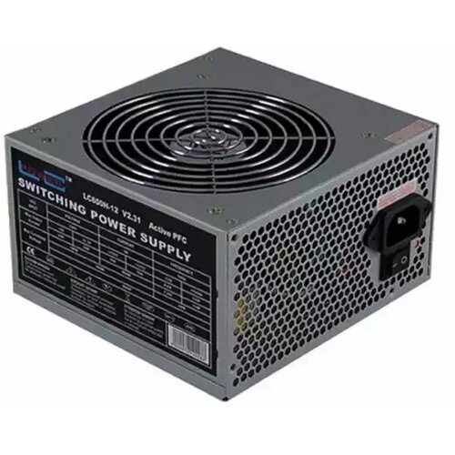 LC Power PSU 600W 12cmLC600H-12 V2.31 Office Series4+4 pin, 6x SATA, 2x PCIe, Active PFC Slike