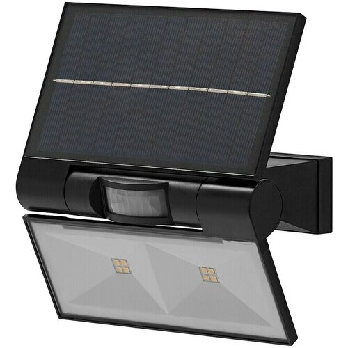 Osram Solarna zunanja stenska svetilka Endura Flood (2,9 W, Do x &amp;Scaron; x V: 16 x 11 x 17,2 cm, Temno siva, IP44, 380 lm, Barva svetlobe: Toplo bela) Slike