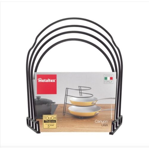 Lemon Planet Stalak za tiganje Canyon Lava 23x27x23cm Metaltex 362304 002 Slike