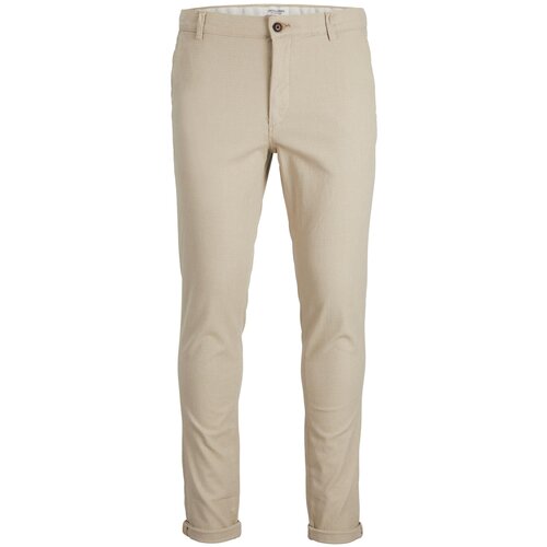 Jack & Jones Chino hlače 'Marco' temno bež / puder / črna Cene
