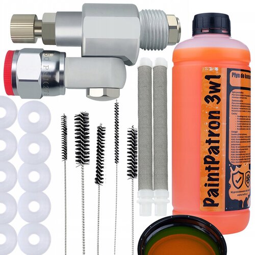 Rosfix cleanshot ventil za lakirno ENOTO+10X TESNILO+FLUSHERS+2X prstni filter bela 60+CLEANING fluid za lakirno enoto, (21736732) Cene