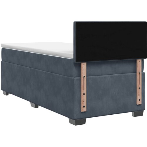  s box springom, madracem i LED-om Tamnosiva 80 x 200 cm Slike